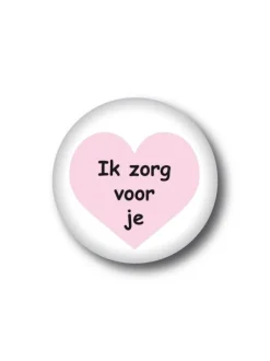 Button Ik zorg voor je