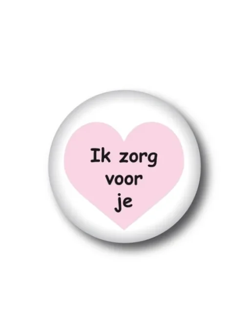 Button Ik zorg voor je