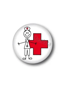 Button Stick Nurse Cross