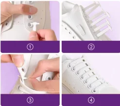 Elastische Siliconen Schoen Veters