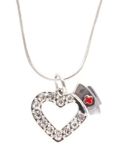 Halsketting Hartje Strass