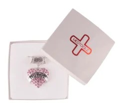 Halsketting Roze Hartje