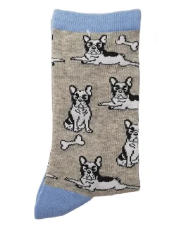 Happy Dames Sokken Bulldog