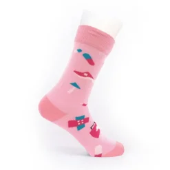 Happy Dames Sokken Care Symbols Roze