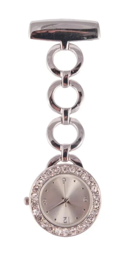 Henley VerpleegstersHorloge Rond Zilver