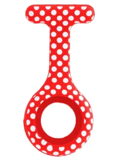 Losse Siliconen Hoesjes VerpleegstersHorloge Polka Dots