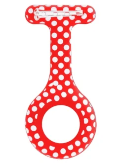 Losse Siliconen Hoesjes VerpleegstersHorloge Polka Dots