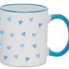 Mok Blauwe Hartjes Blauw