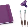 Set Notitieboek A6 Paars