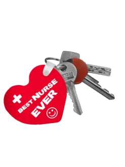 Sleutelhanger Hart met Naam Opdruk