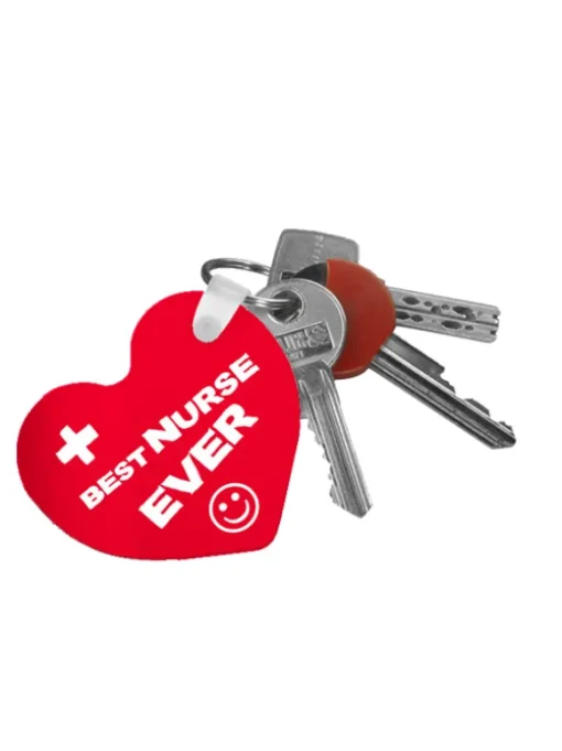 Sleutelhanger Hart met Naam Opdruk