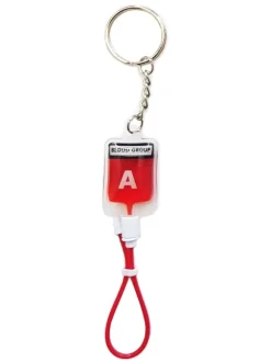 Sleutelhanger Infuuszak Bloedgroep