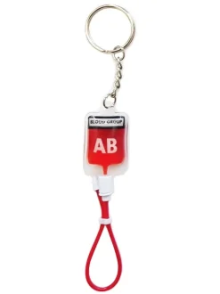 Sleutelhanger Infuuszak Bloedgroep