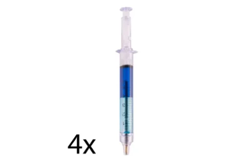 SpuitPen Blauw 4 pak