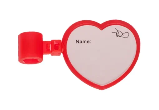 Stethoscoop Naam Badge Hartje