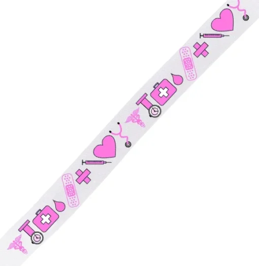 Stuwband Medische Symbolen Roze