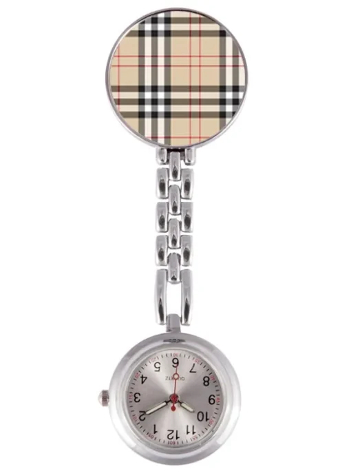 Verpleegstershorloge Tartan